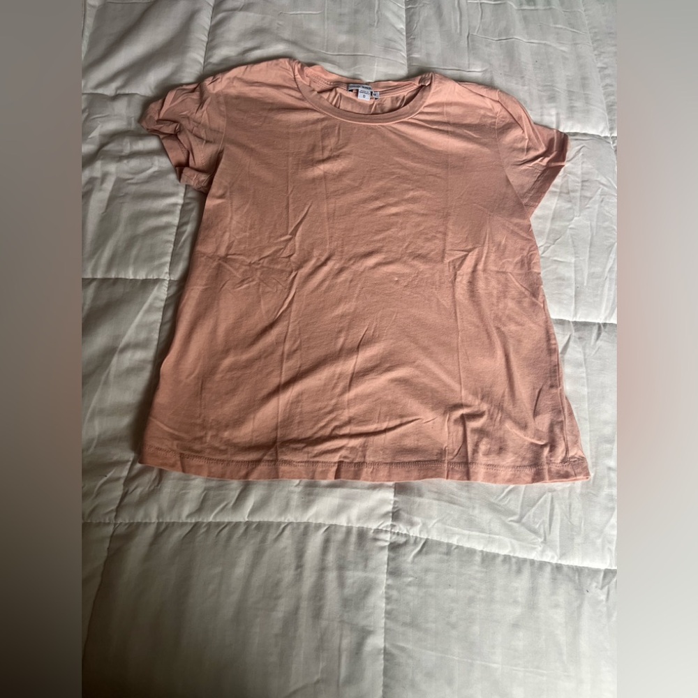 James Perse Peach Short Sleeve T-Shirt